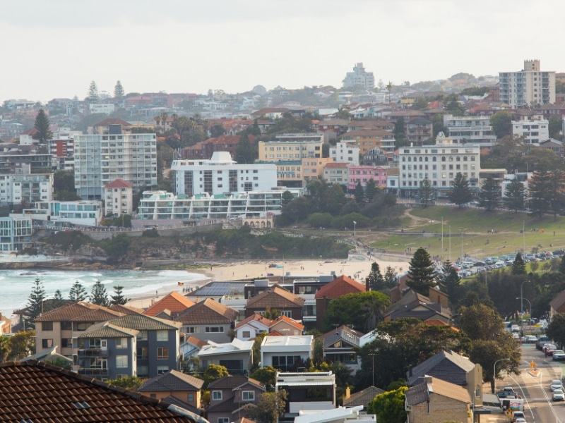 Coastal Sydney housing and apartments showing the role of strategic town planning in urban growth.