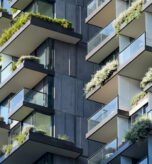The Facade of Central Park in Sydney.