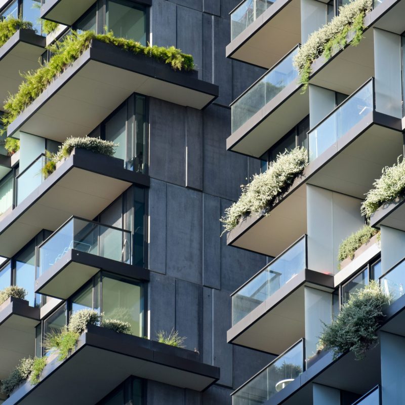 The Facade of Central Park in Sydney.